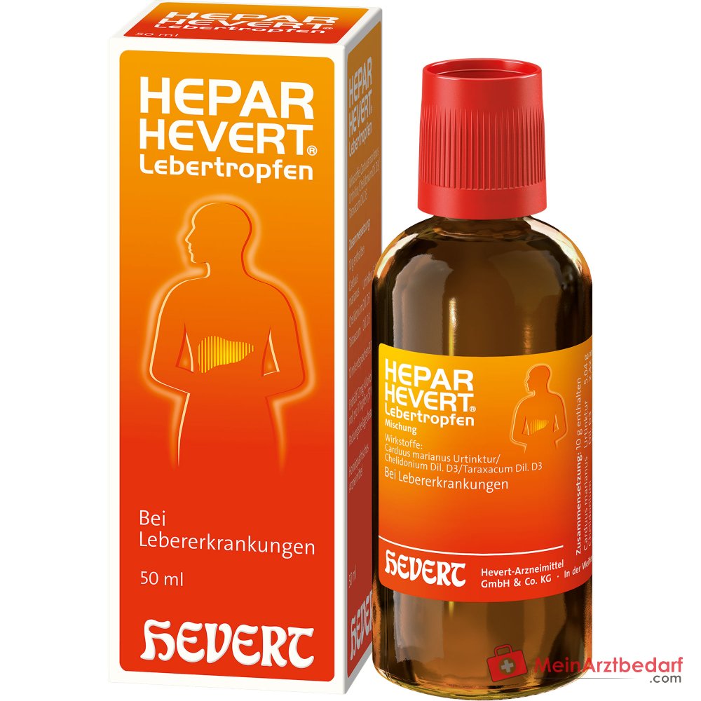 Hevert Hepar Hevert Lebertropfen, 50 ml