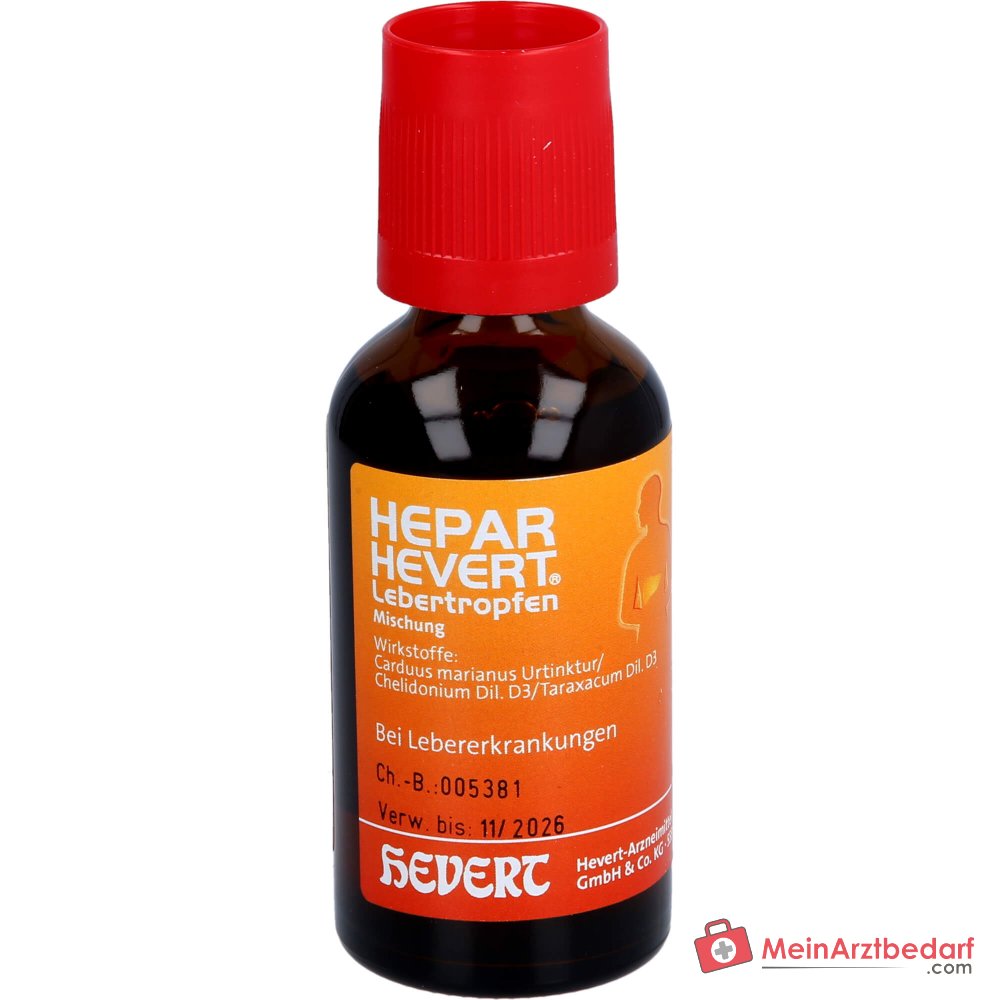 Hevert Hepar Hevert Gotas para el hígado, 50 ml