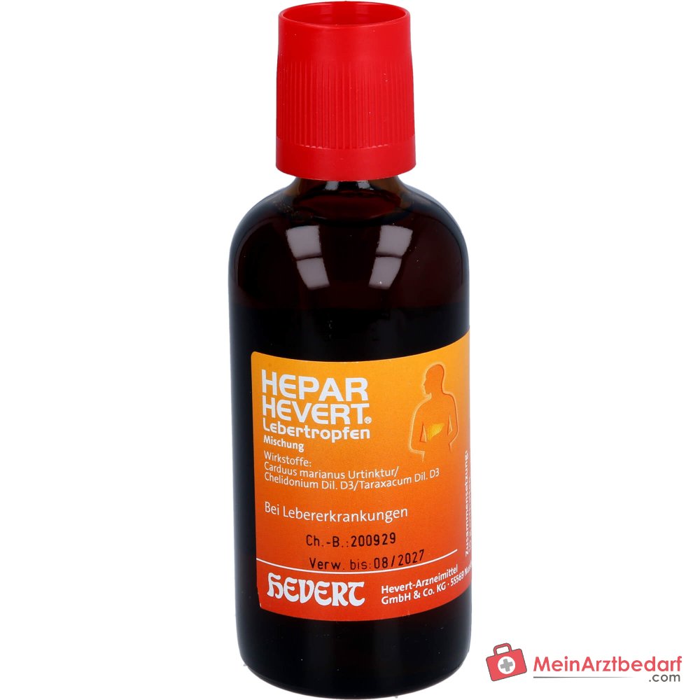 Hevert Hepar Krople na wątrobę, 100 ml