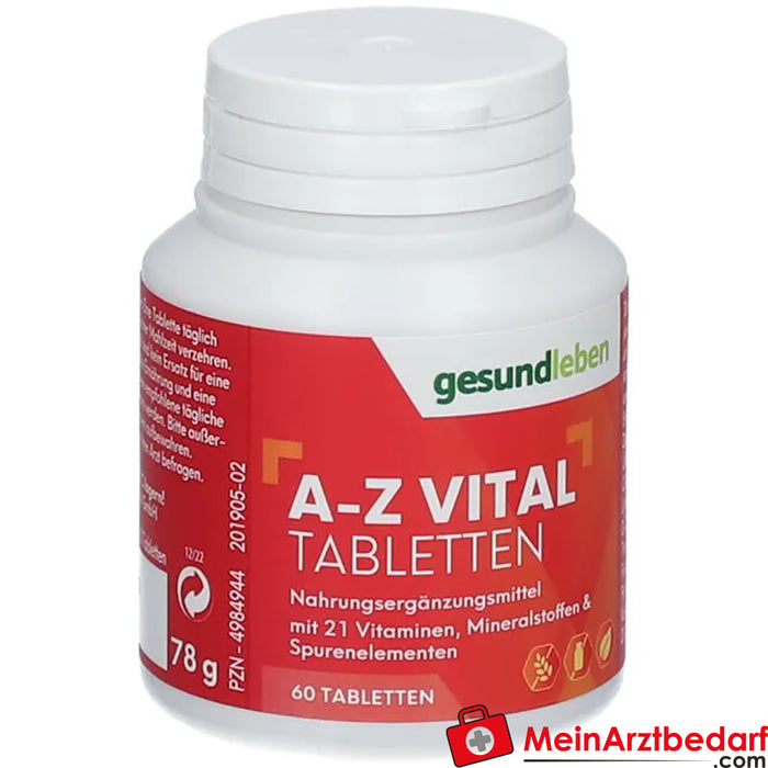 zdrowy tryb życia A-Z tabletki na witalność