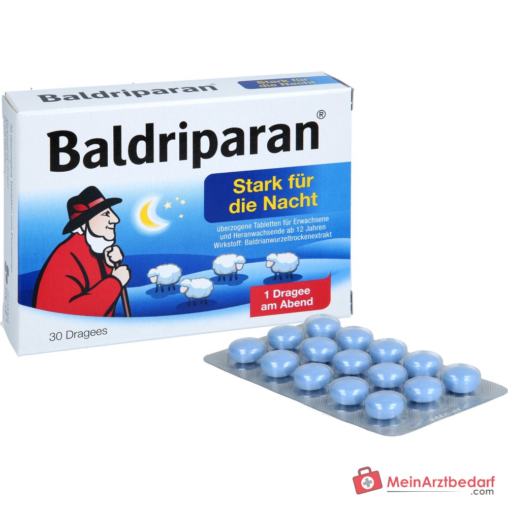 Baldriparan Forte per la notte Estratto secco di radice di valeriana 441,35 mg compresse rivestite