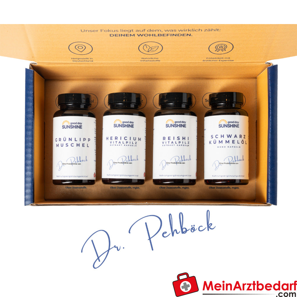 Good Day Sunshine Feel Good Box, cura di 90 giorni (360 capsule)