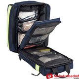 Elite Bags SUPPORTER zaino di emergenza 29 L con scomparto imbottito per DAE, idrorepellente, sistema di trasporto traspirante, rosso