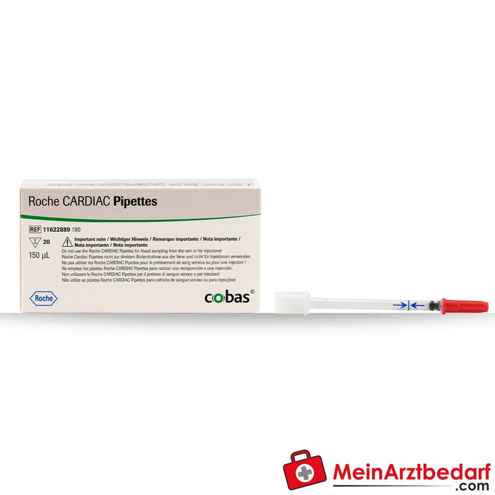 Roche CARDIAC pipettes for cobas h 232 analyser, 20 pcs.