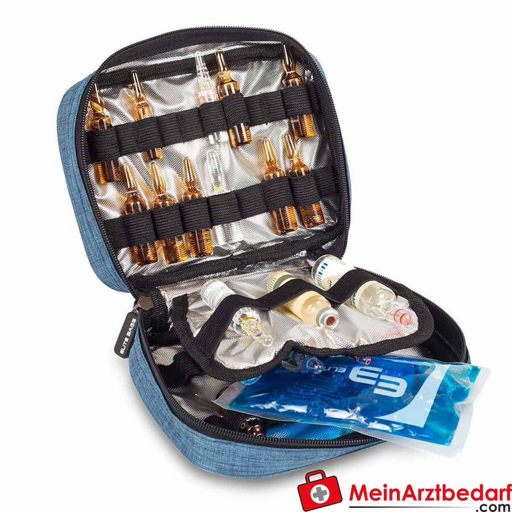 Elite Bags PHIAL Ampullarium, blau meliert.