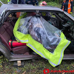 Elite Bags SHIELD Insassenschutz - gelb/transparent.