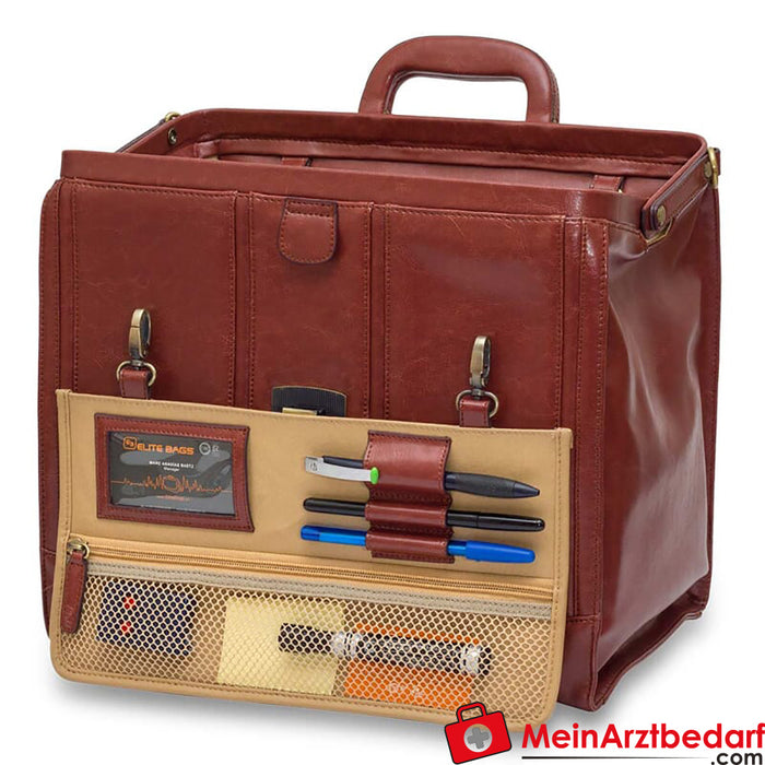 Elite Bags DOC'S maletín médico de lujo - marrón