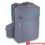ELITE BAGS - CITYS Pflegerucksack | Grau-bitone | Modern Dezentes Design | Herausnehmbare Modultaschen | Ergonomisches Rucksacktragesystem