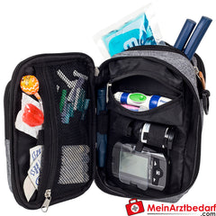 Elite Bags FIT EVO Diabetikertasche, grau bitone.