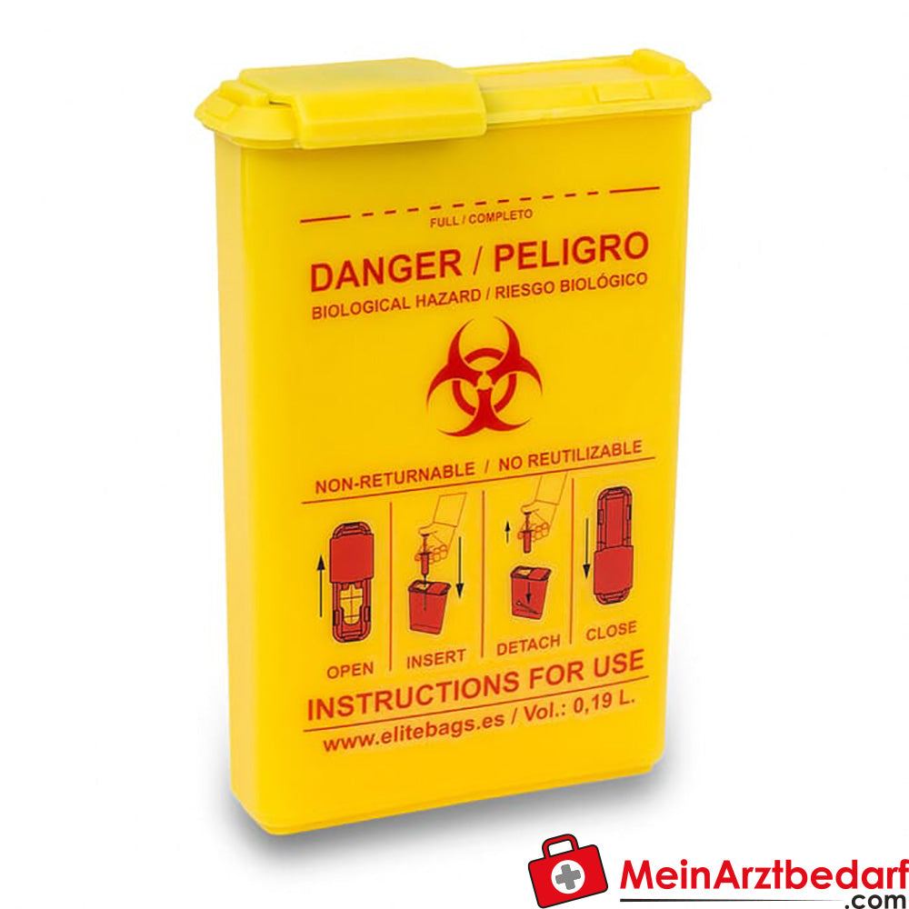 Elite Bags CONBIO Abwurfbehälter, gelb.