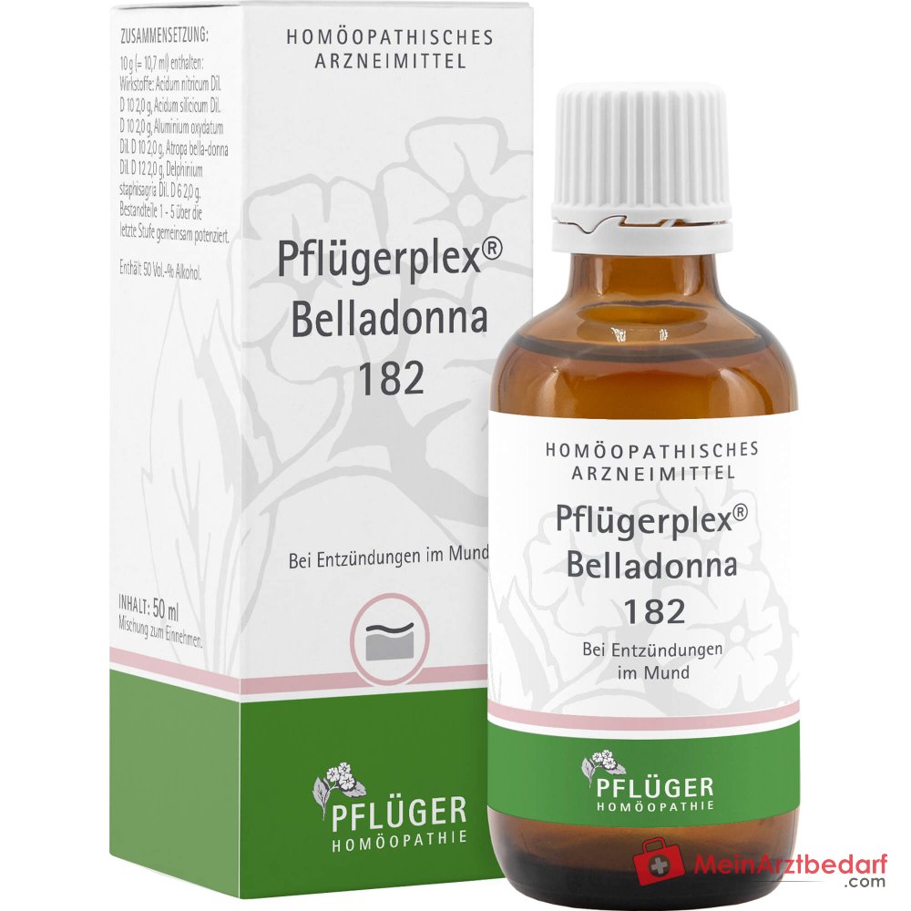 Krople homeopatyczne Pflügerplex Belladonna 182 (Atropa belladonna)