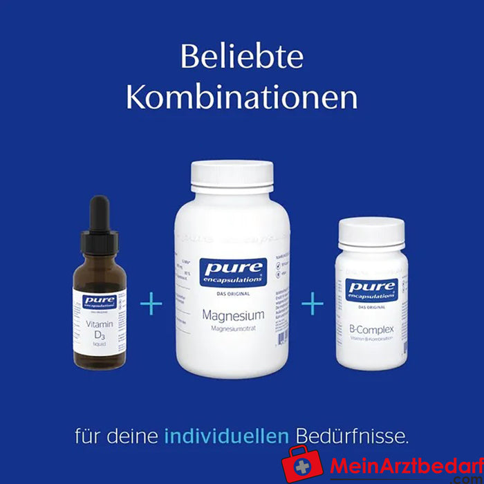 Pure Encapsulations® Magnezyum (magnezyum sitrat), 180 adet.