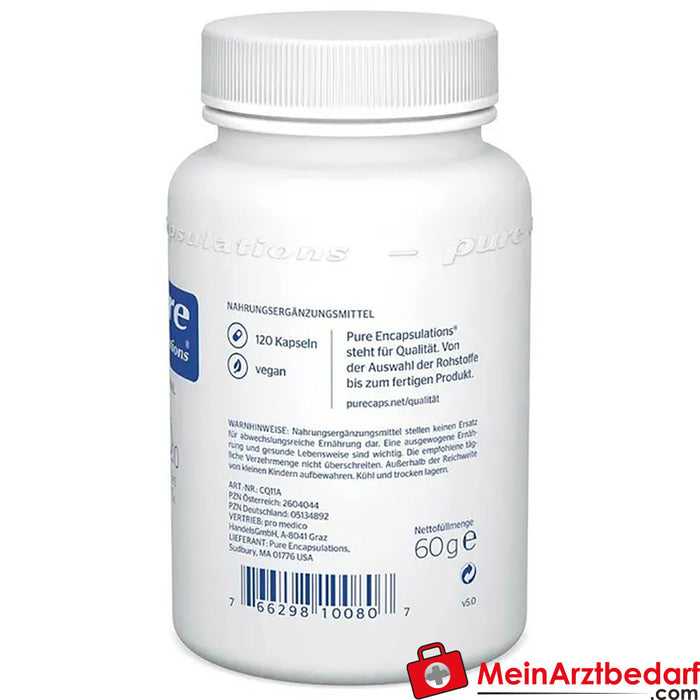 Pure Encapsulations® Co-enzym Q10 120 Mg