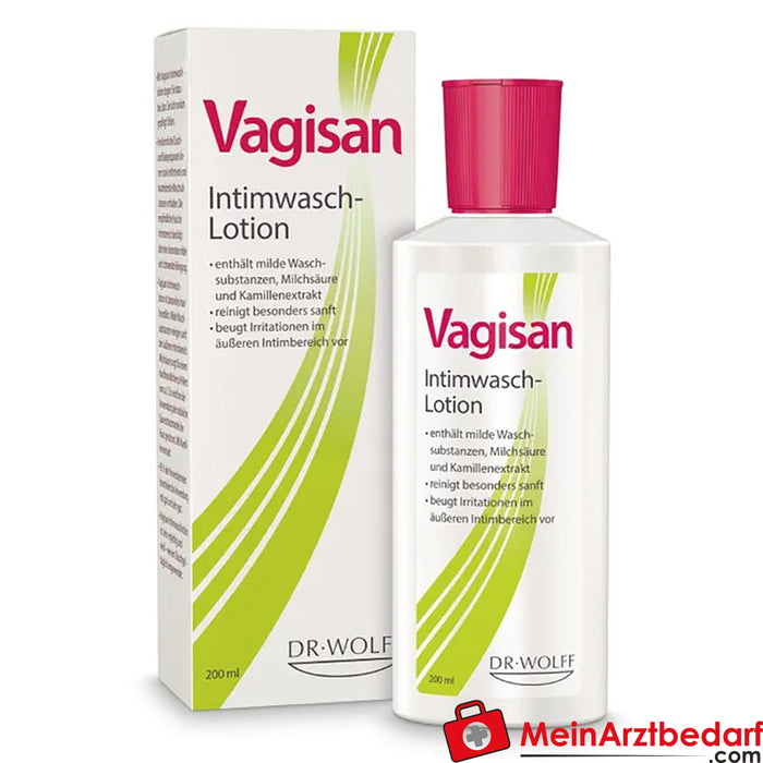 Vagisan intimate wash lotion: intimate care for gentle cleansing and to prevent infections, 200ml