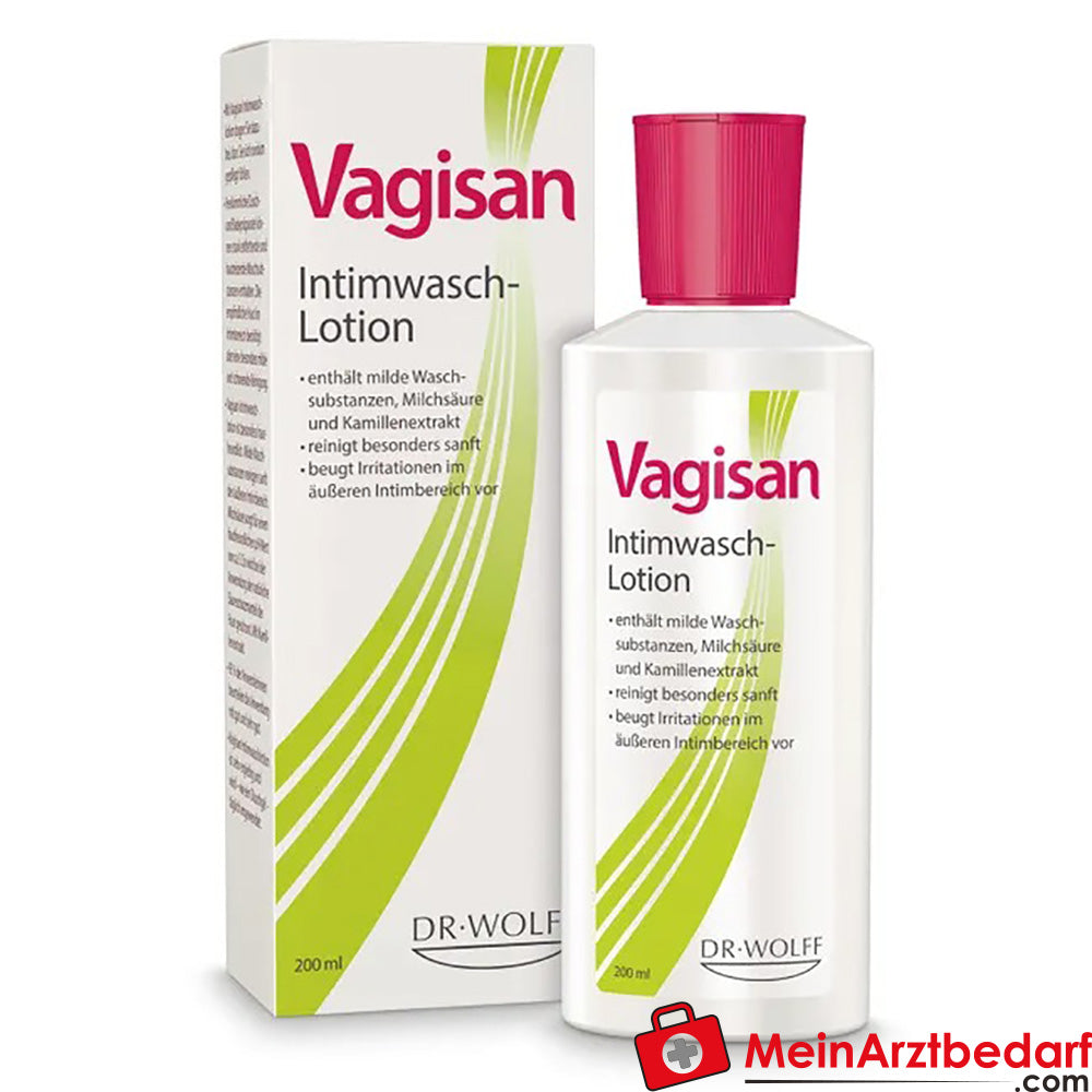 Vagisan Intimwaschlotion: Intimpflege für eine sanfte Reinigung und zur Vorbeugung von Infektionen, 200ml.