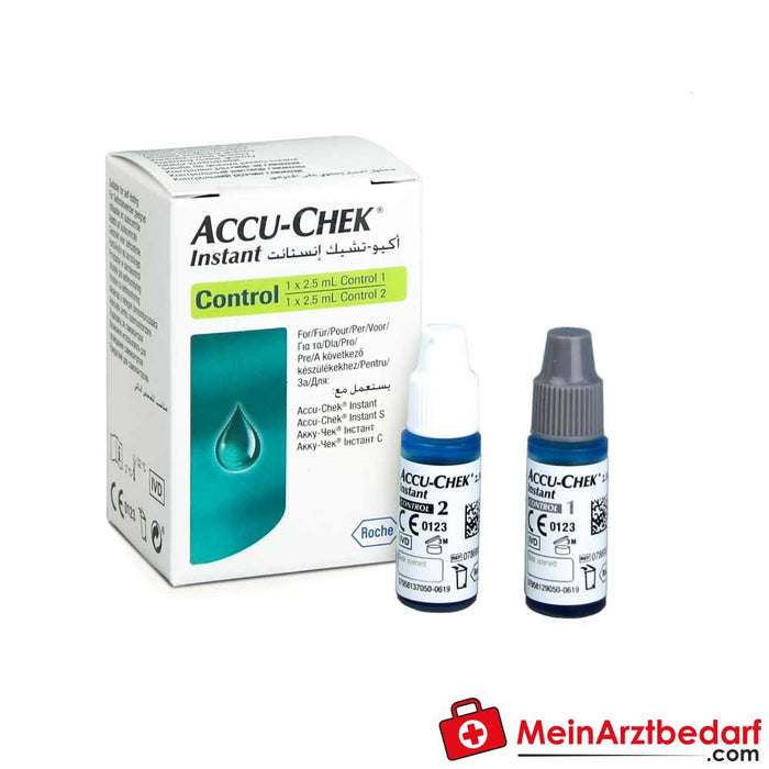 Accu-Chek control solution for corresponding blood glucose monitoring systems