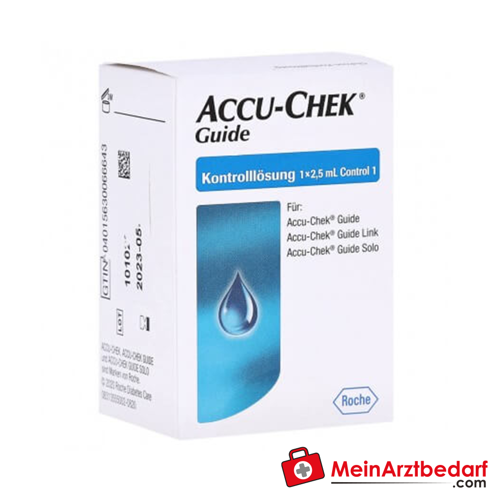 Accu-Chek Guide Kontrolllösung, 1x2,5 mL Control 1.