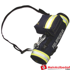 TEE-UU KOMBI XL Leinenbeutel, Druck "FEUERWEHR" - blau.