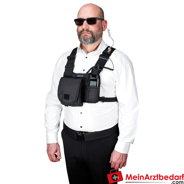 TEE-UU NEW CHEST MOLLE radio harness *- black