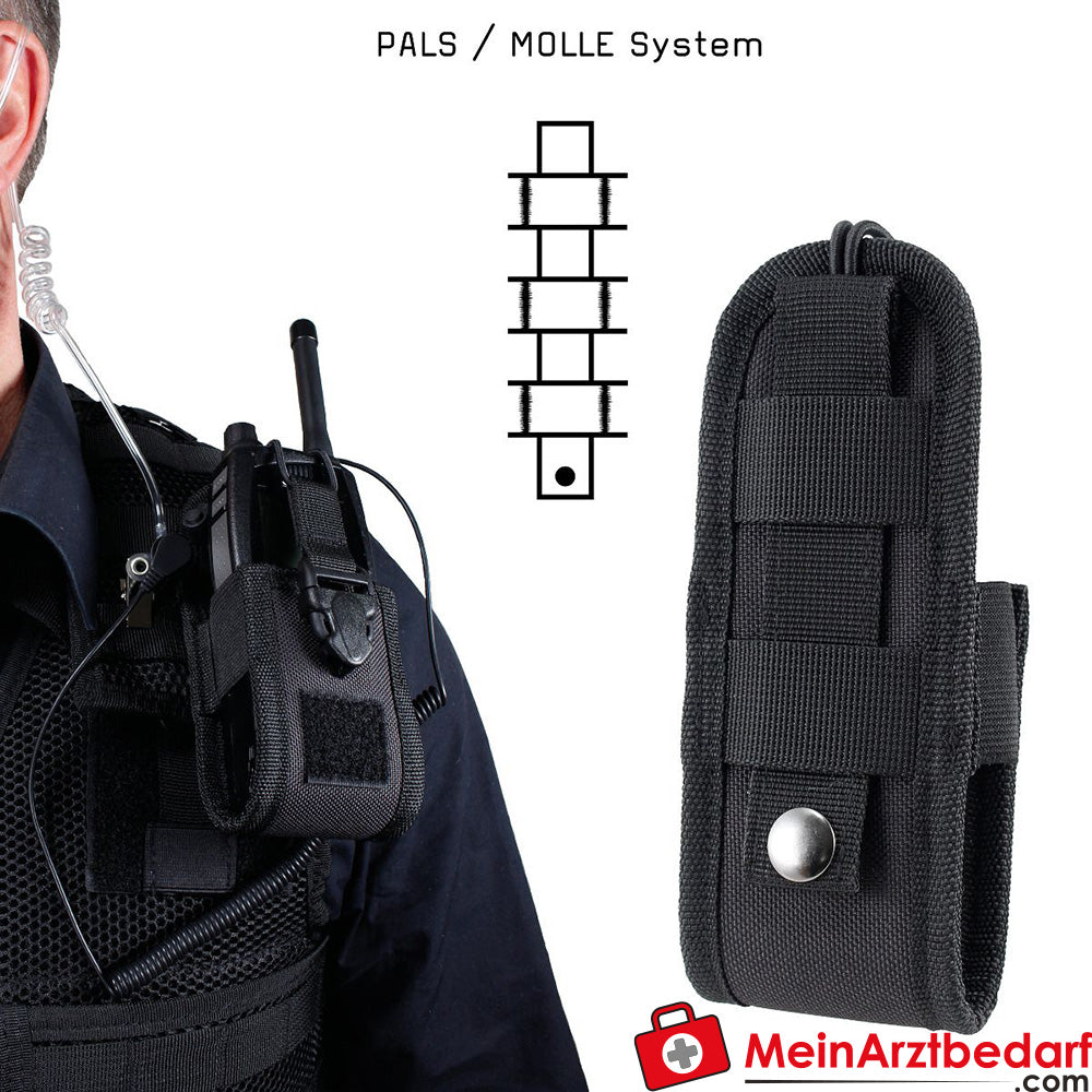 TEE-UU COM TAC Funkgeräte-Holster, MOLLE - schwarz.