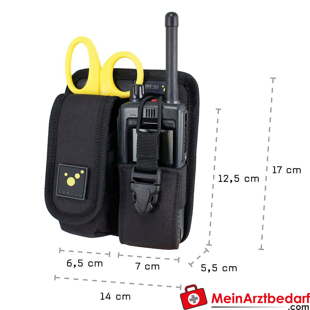 TEE-UU RADIO PLUS Funkgeräte-Holster - schwarz.