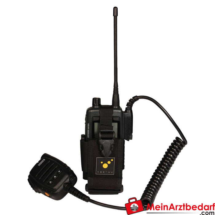 TEE-UU RING digitale radio/smartphone holster - zwart