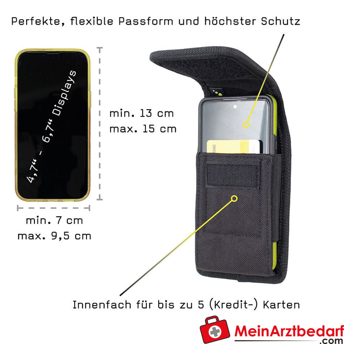 TEE-UU SMARTY PRO smartphone holster - black