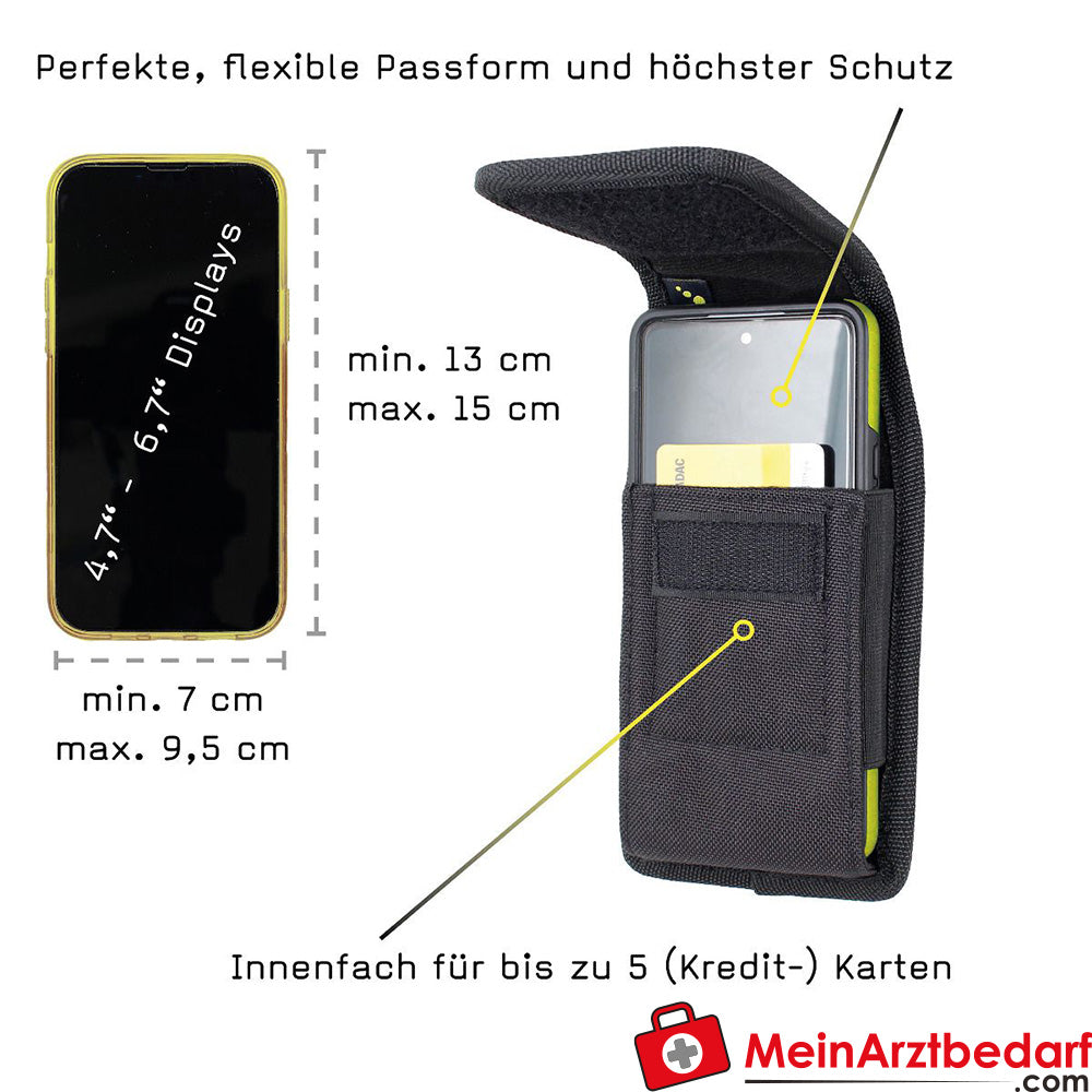 TEE-UU MOBILE TAC Smartphone-Holster, MOLLE - schwarz.