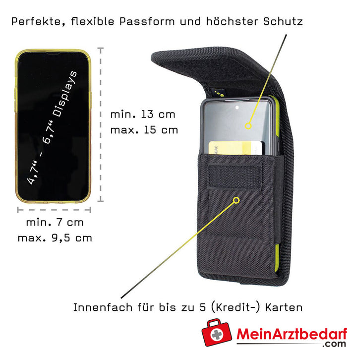 TEE-UU MOBILE TAC Smartphone-Holster | MOLLE - schwarz