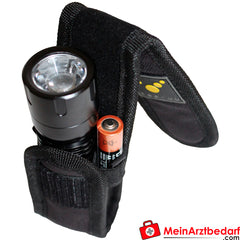 TEE-UU LED Taschenlampen-Holster - schwarz.