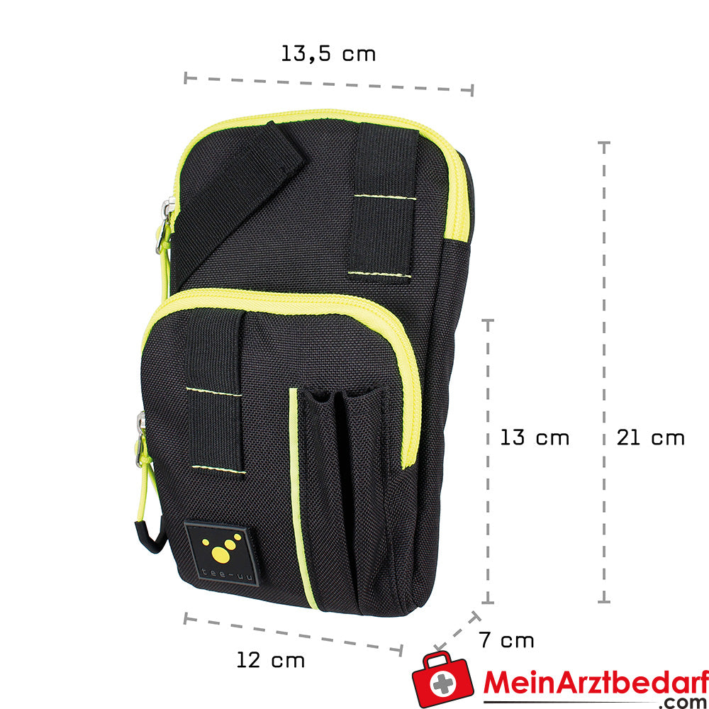 TEE-UU ZIP PLUS Holster 1200D Polyester 13,5x21x7 cm black