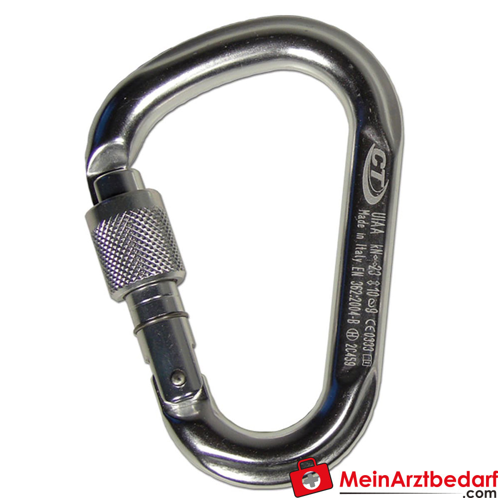 TEE-UU HMS SCREW Karabiner - natur.