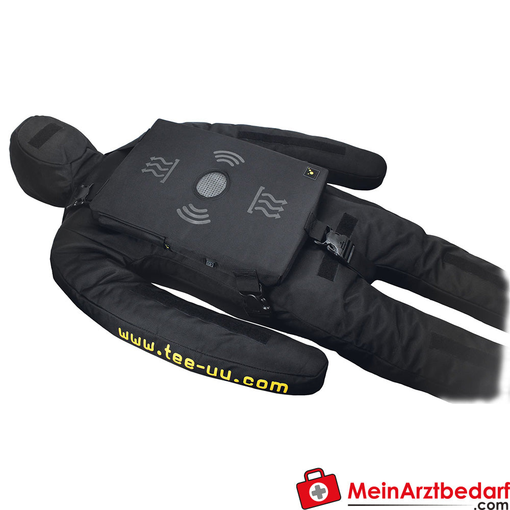 TEE-UU CRASH SIM Simulationsweste, schwarz.