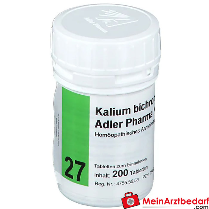 Adler Pharma Kalium bichromicum D12 Biochimie selon le Dr Schüßler n° 27