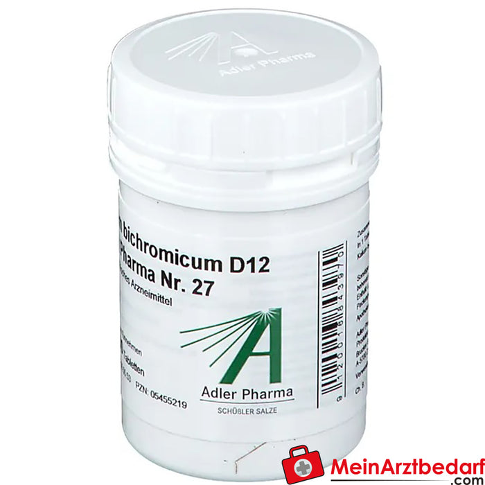 Adler Pharma Kalium bichromicum D12 Bioquímica segundo o Dr. Schuessler n.º 27