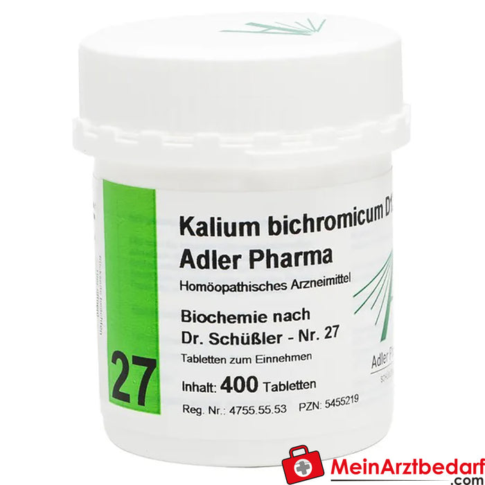 Adler Pharma Kalium bichromicum D12 Bioquímica segundo o Dr. Schuessler n.º 27