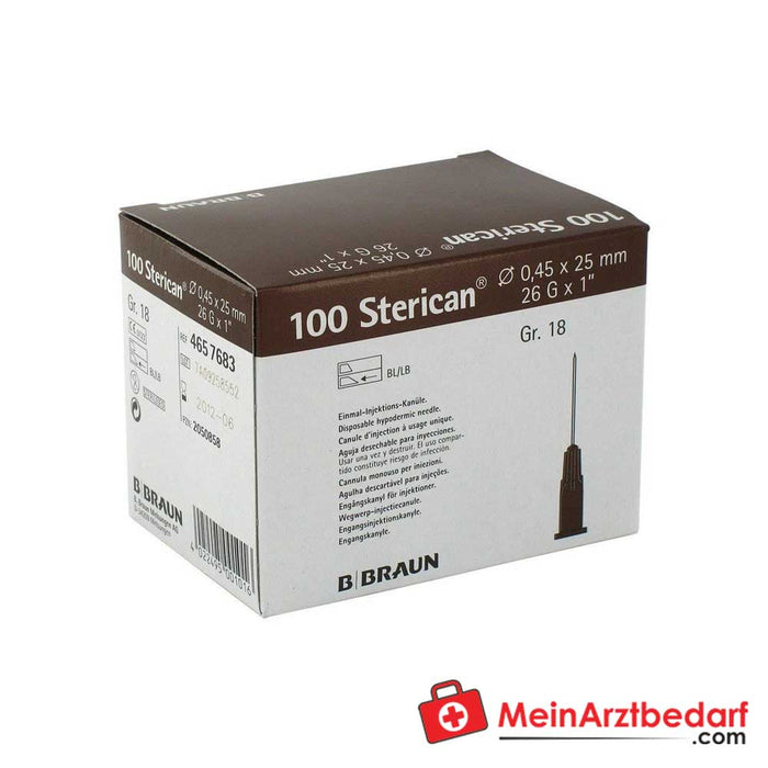 Sterican® 专用肌肉注射插管 (i.m.)，100 件。