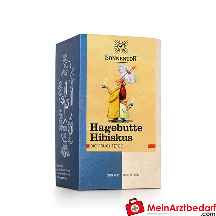 Sonnentor Biologische Rozenbottel-Hibiscus thee