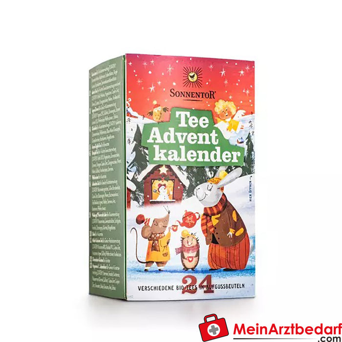 Sonnentor Bio Tee Adventkalender 24 Aufgussbeutel