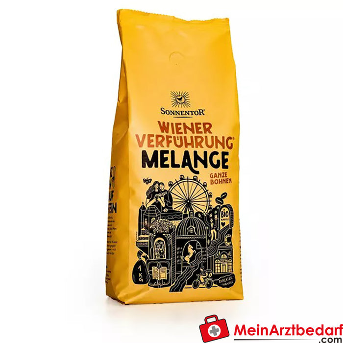 Café Sonnentor Organic Melange em grão inteiro