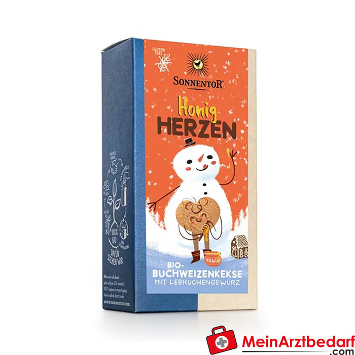 Sonnentor organic honey hearts biscuits gluten free