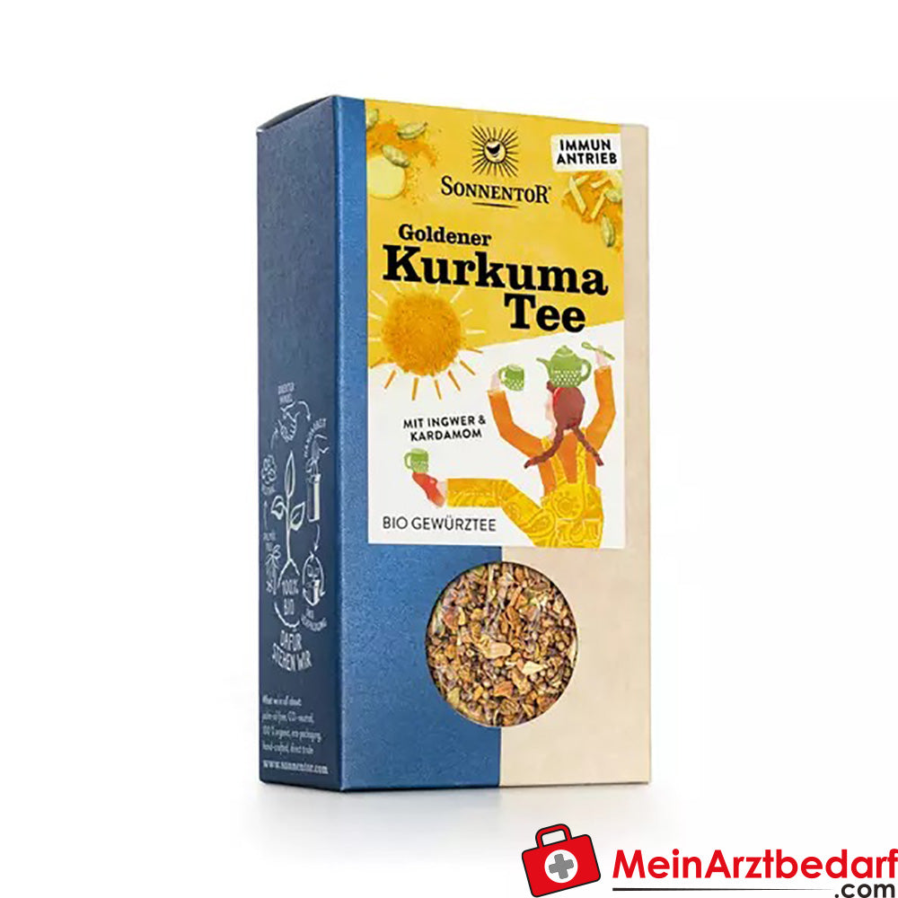 Sonnentor Bio Goldener Kurkuma Tee.