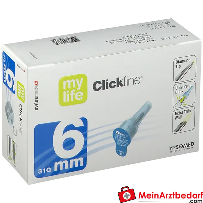 cannule mylife Clickfine® 6 mm