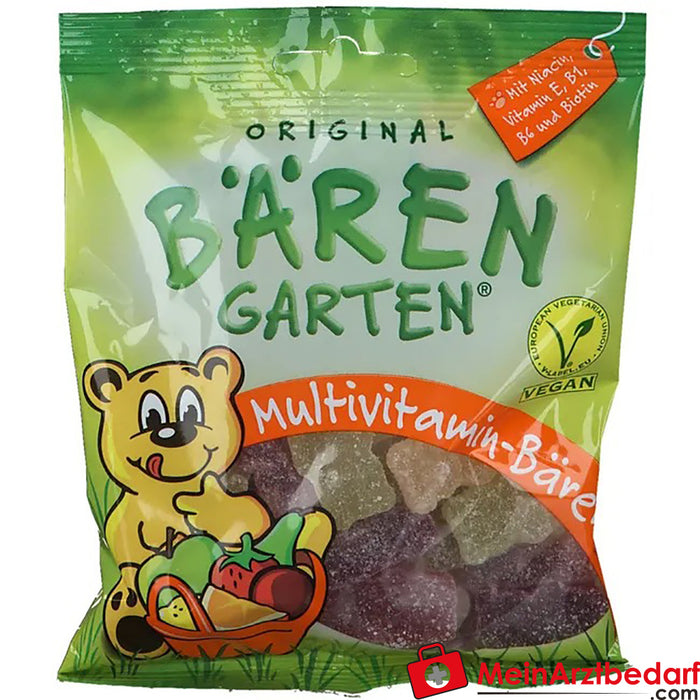 Oursons multivitaminés végétaliens Original Bärengarten®, 125g