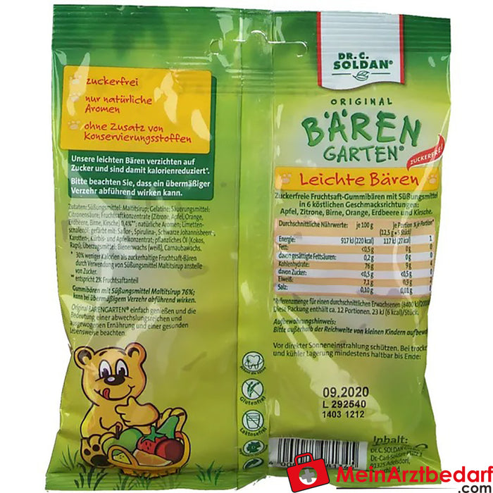 Original Bärengarten® Vruchtensap Beertjes suikervrij, 150g