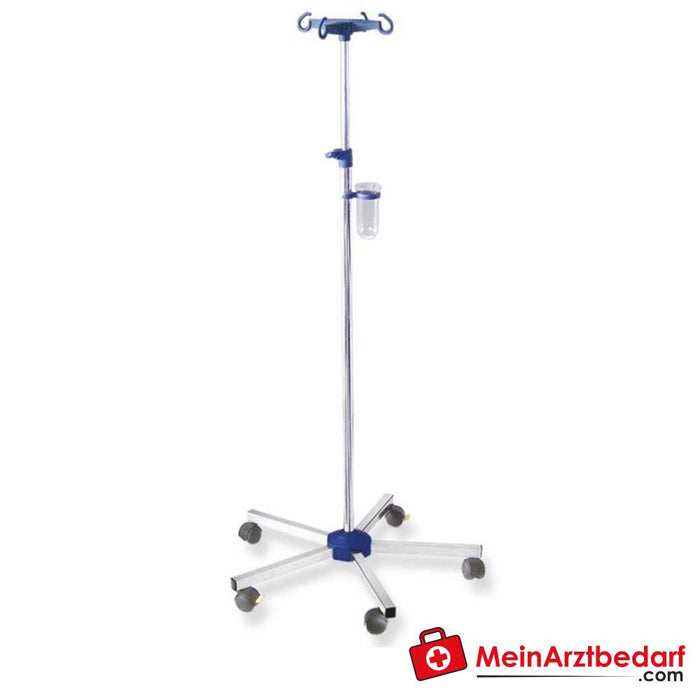 L&R Ratiomed infusion stand 5-leg chrome-plated