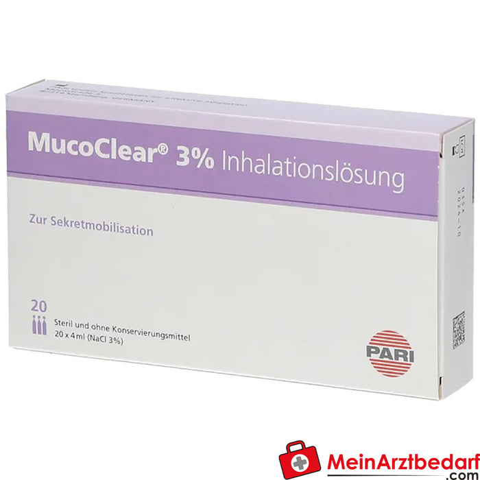 MucoClear® 3% Solution pour inhalation, 80ml