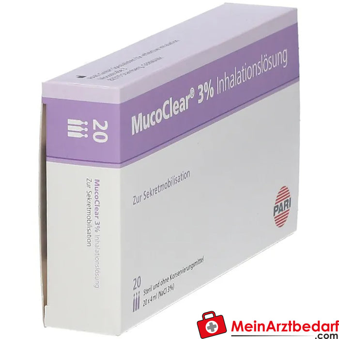 MucoClear® 3% roztwór do inhalacji, 80 ml