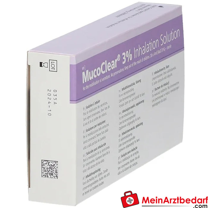 MucoClear® 3% Solution pour inhalation, 80ml