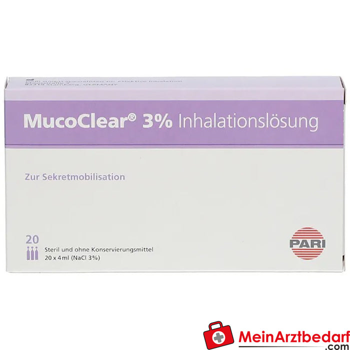 MucoClear® 3% Solution pour inhalation, 80ml